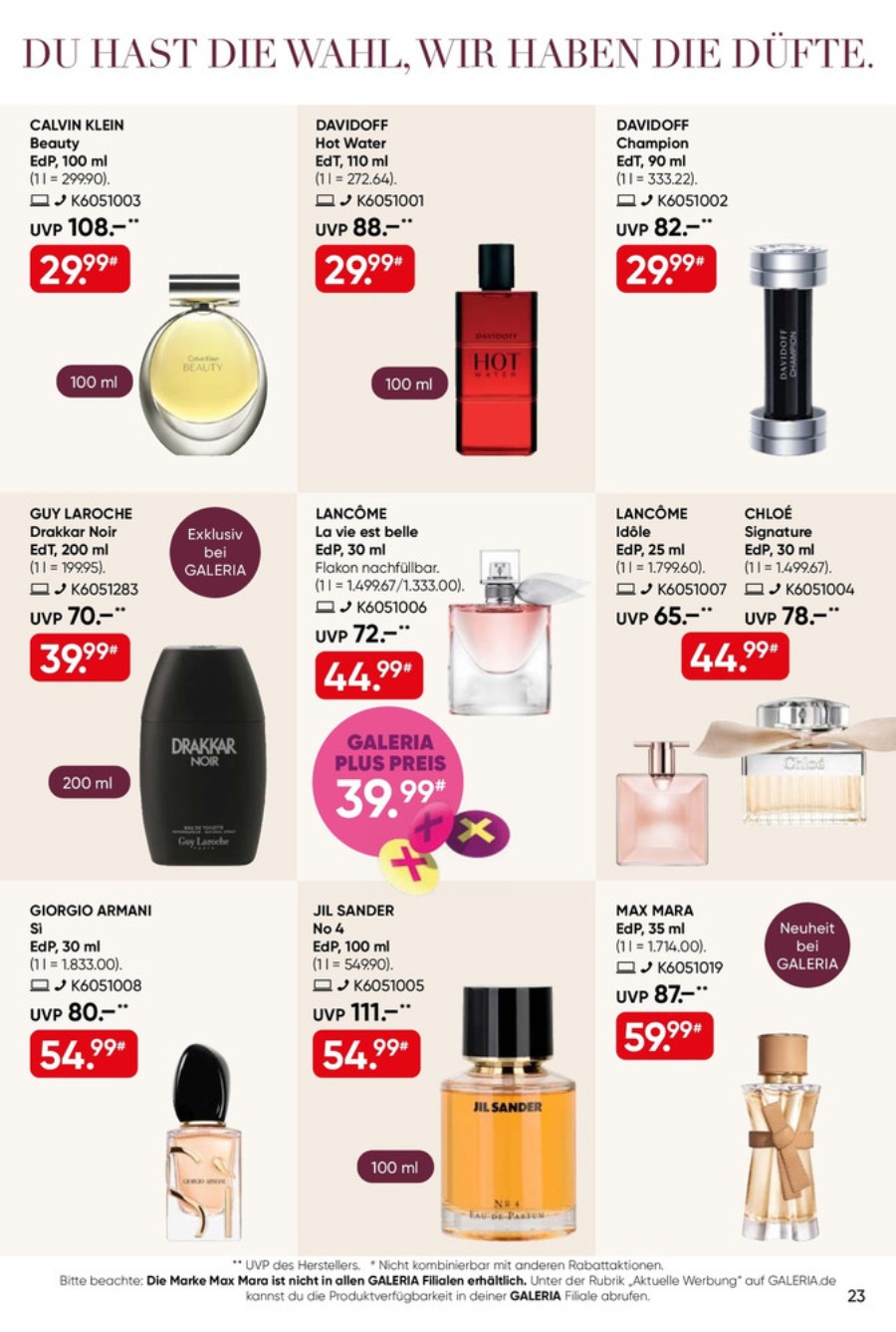 GALERIA Prospekt – Seite 23