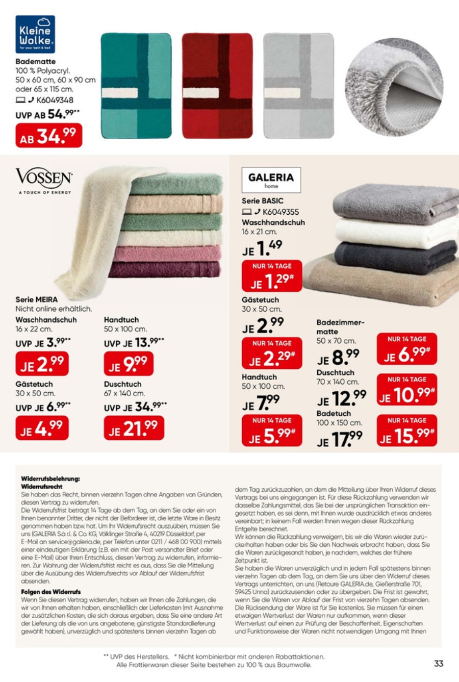 GALERIA Prospekt – Seite 33