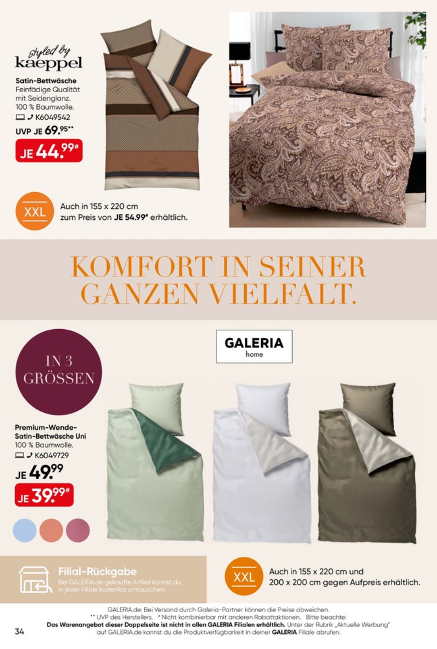 GALERIA Prospekt – Seite 34