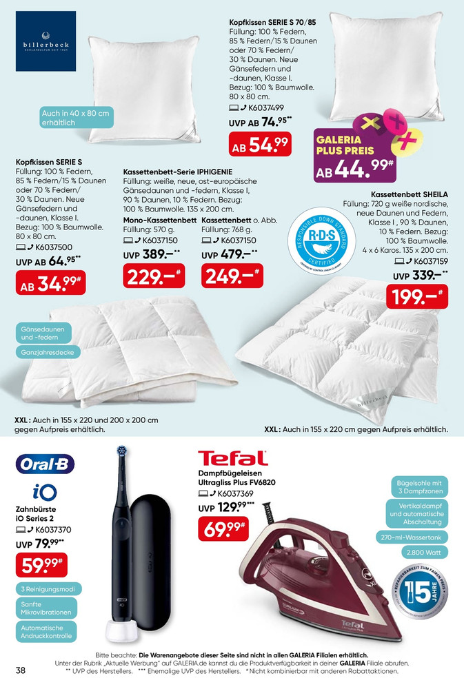 GALERIA Prospekt – Seite 38