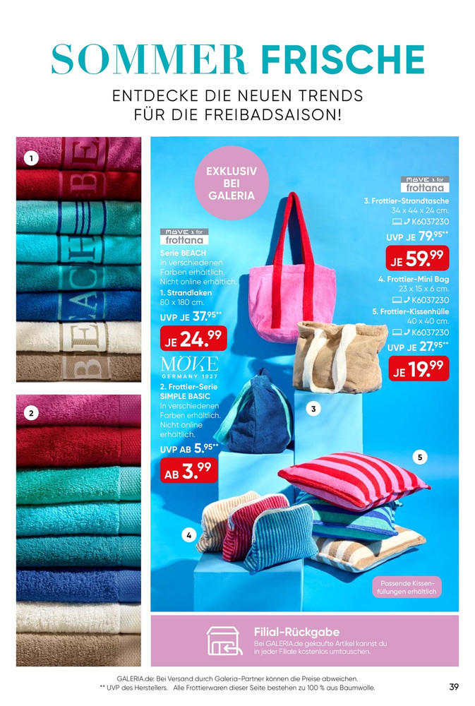 GALERIA Prospekt – Seite 39