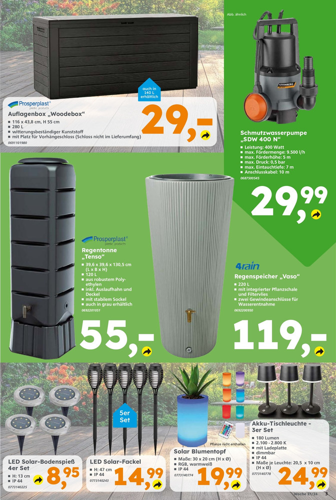 GLOBUS Baumarkt Prospekt – Seite 3