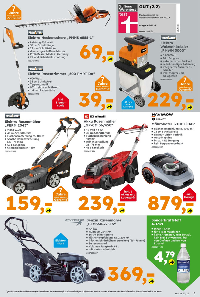 GLOBUS Baumarkt Prospekt – Seite 5