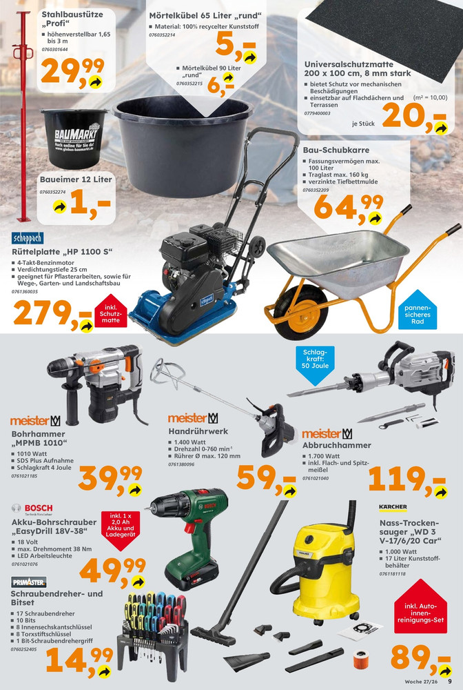 GLOBUS Baumarkt Prospekt – Seite 9