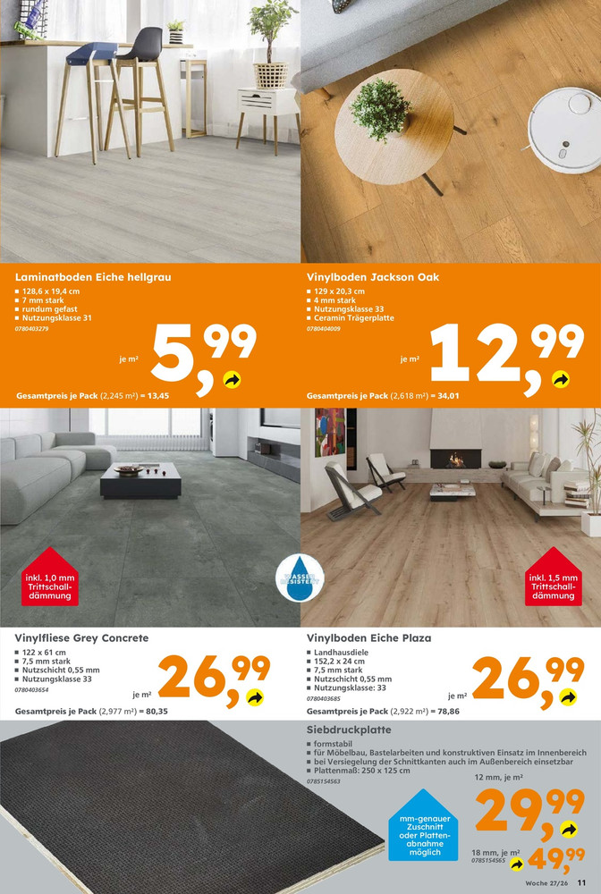 GLOBUS Baumarkt Prospekt – Seite 11