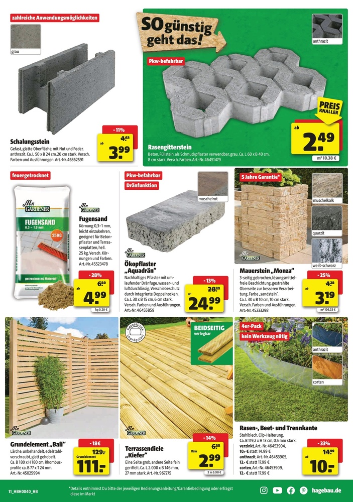 Hagebaumarkt Prospekt – Seite 12