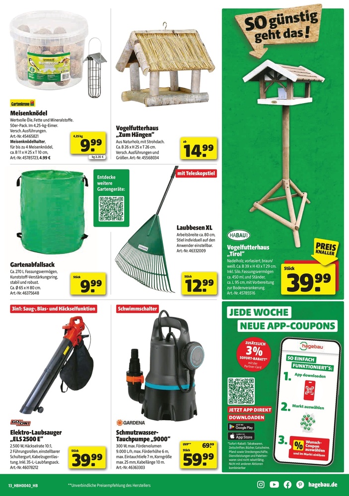 Hagebaumarkt Prospekt – Seite 14