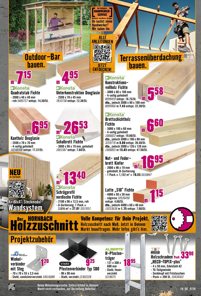 Hornbach Prospekt – Seite 10