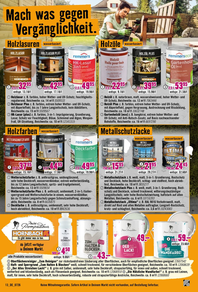 Hornbach Prospekt – Seite 13
