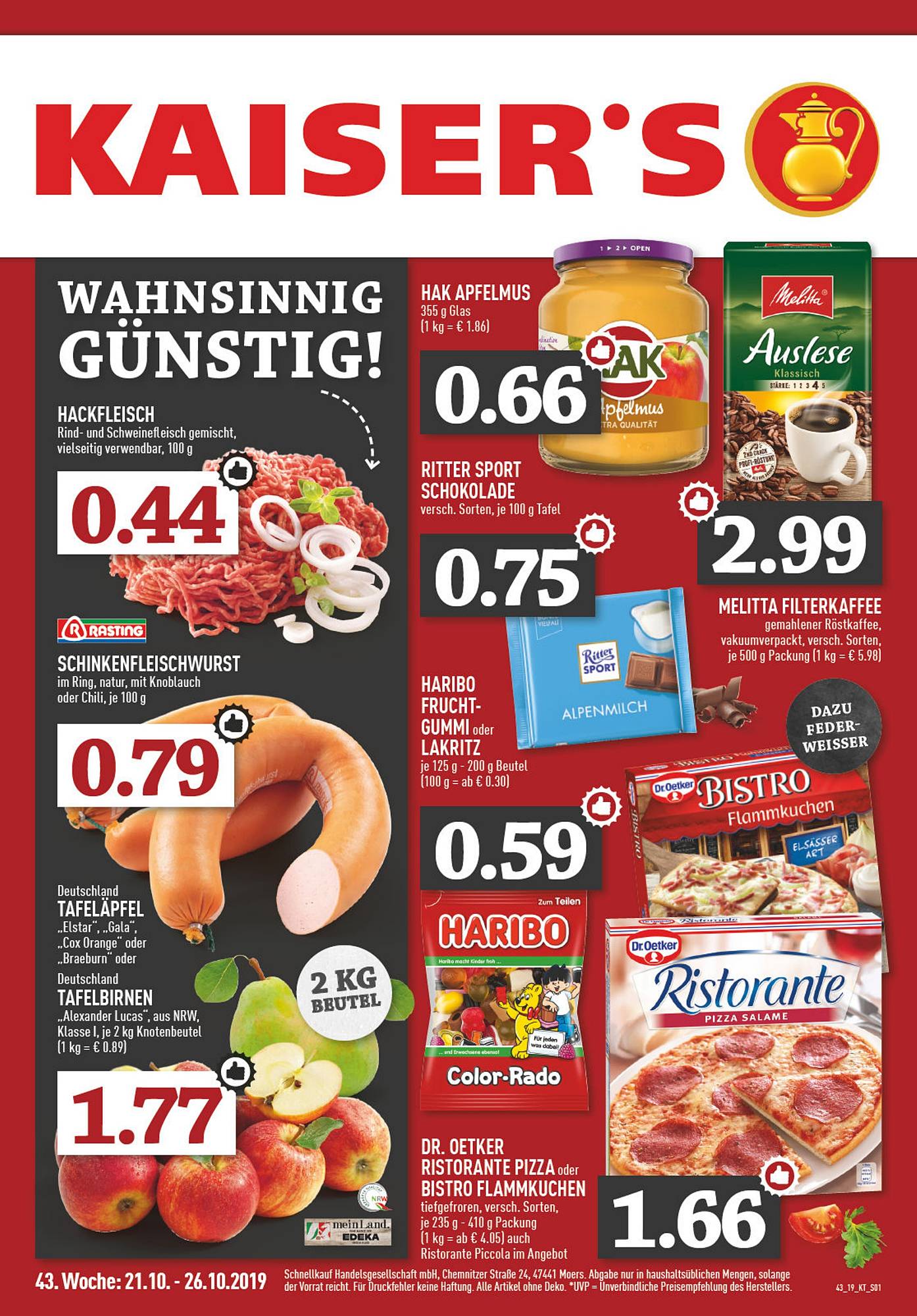 Kaisers Prospekt – Seite 1