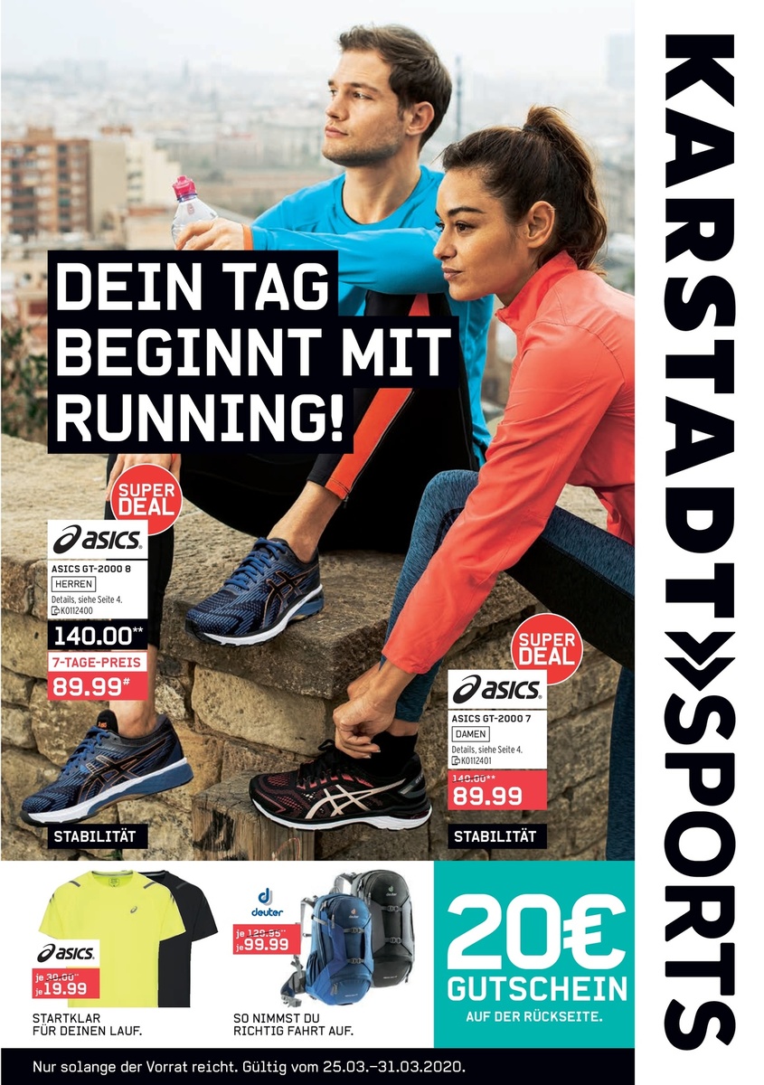 Karstadt Sports Prospekt – Seite 1