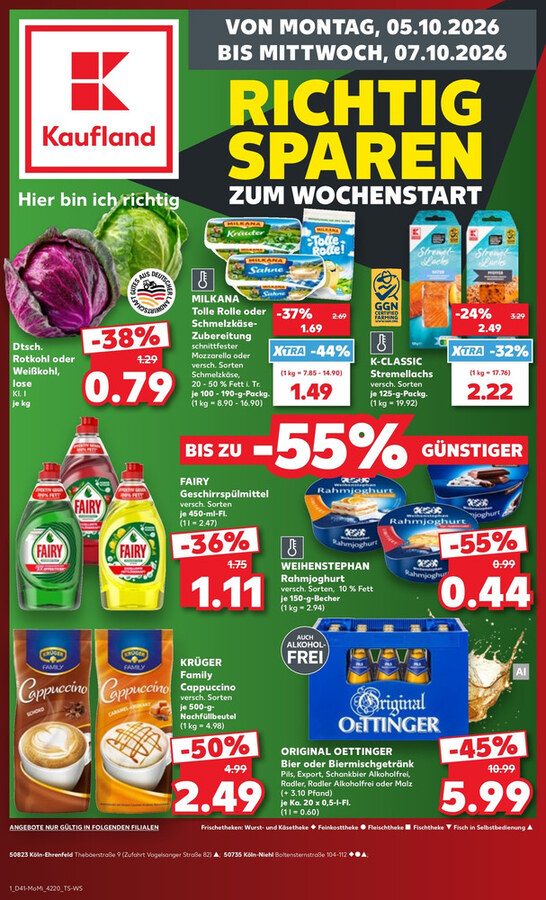 Kaufland ab Montag – Seite 1