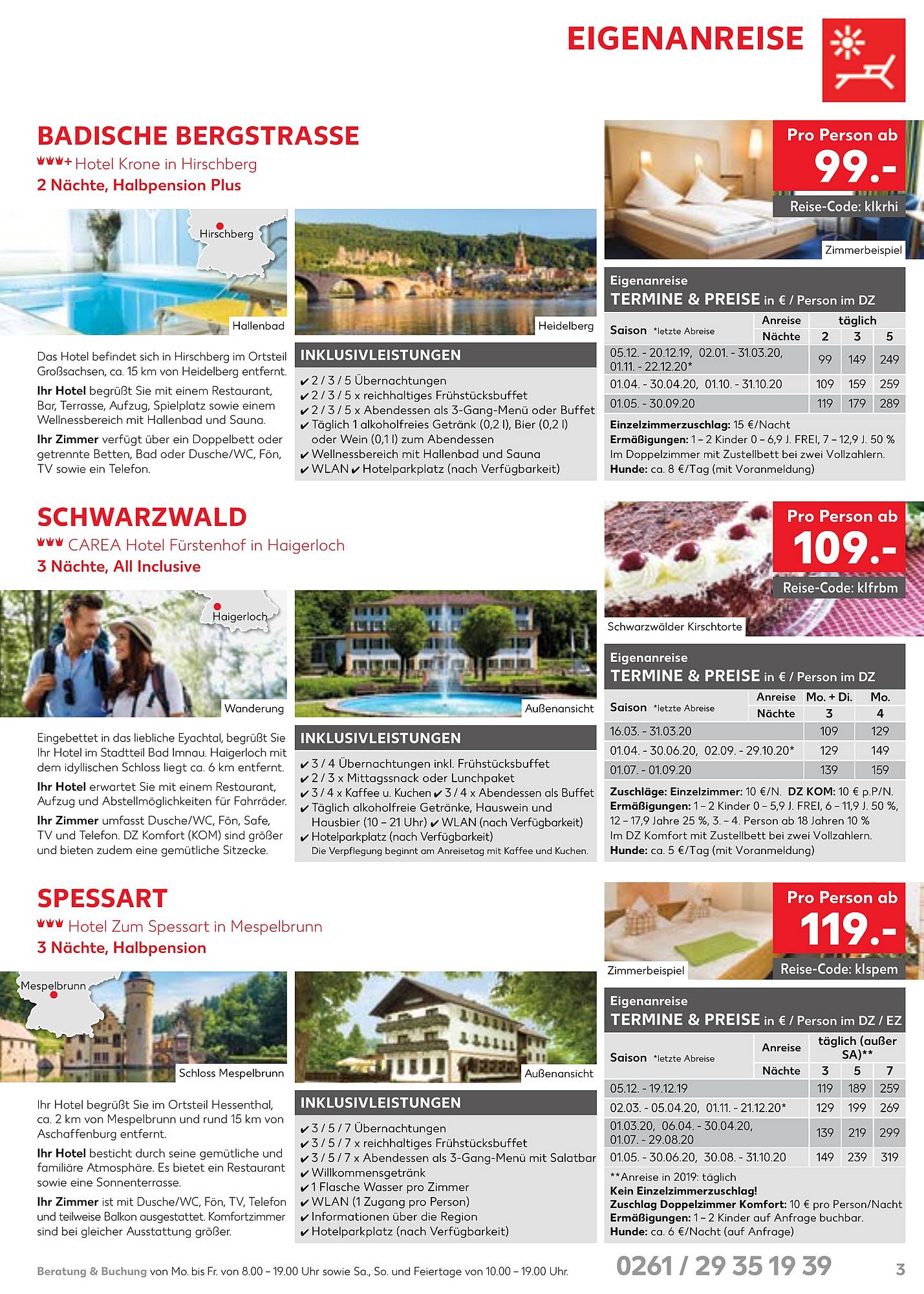 Kaufland Reisen Prospekt – Seite 3