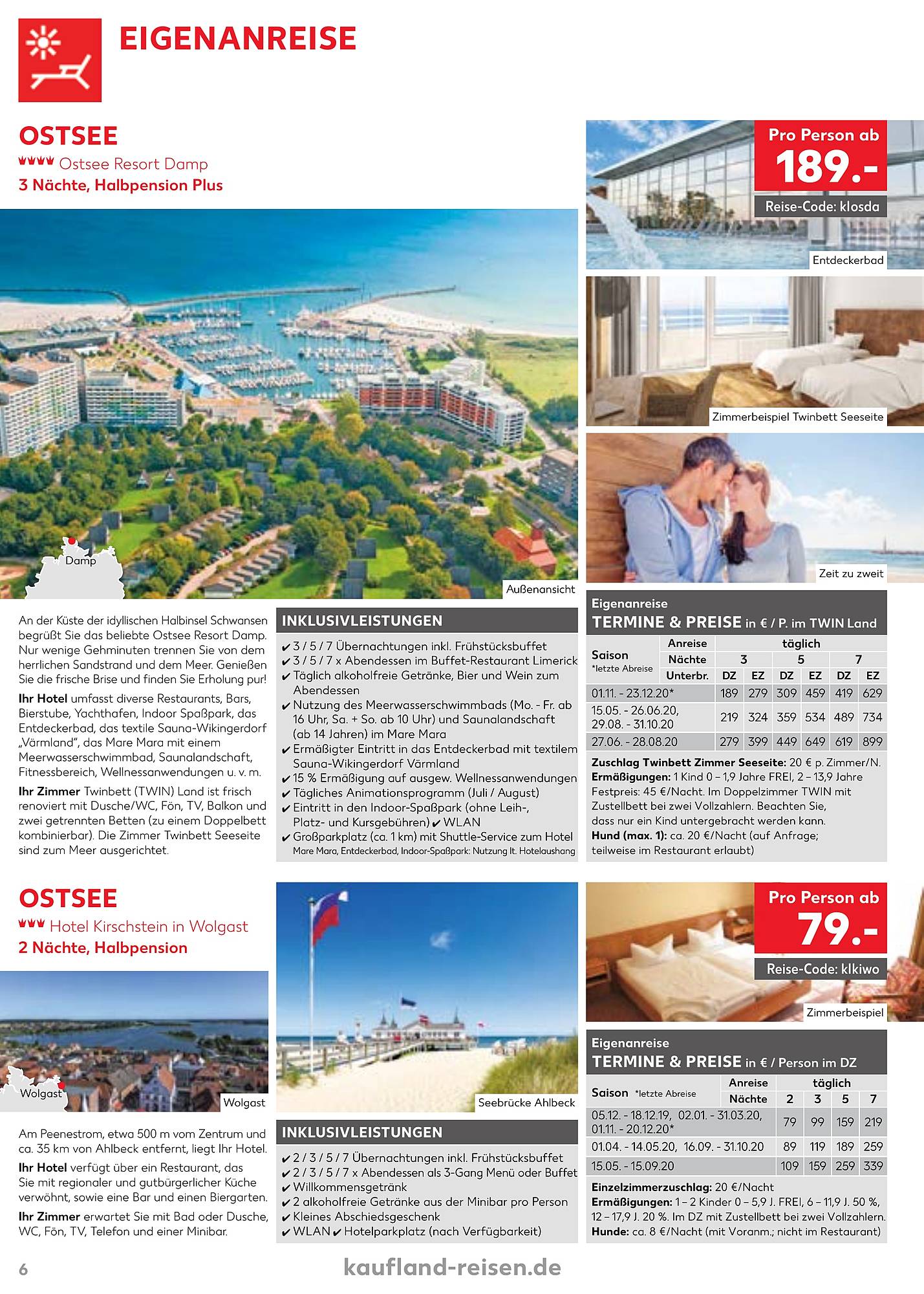 Kaufland Reisen Prospekt – Seite 6