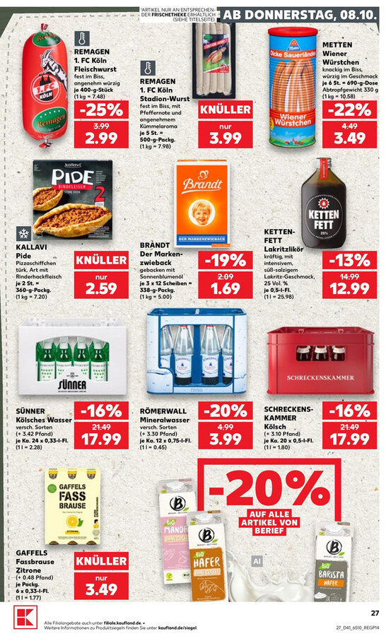 Kaufland Prospekt ab 08.10.2026 – Seite 27