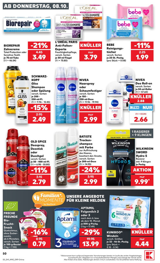 Kaufland Prospekt ab 08.10.2026 – Seite 50