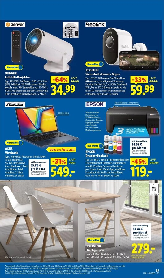 Lidl Non-Food Prospekt ab 26.10.2026 – Seite 29