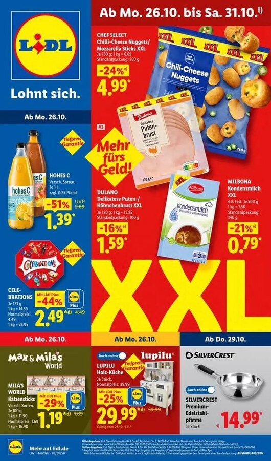 Lidl Prospekt ab 26.10.2026 – Seite 1