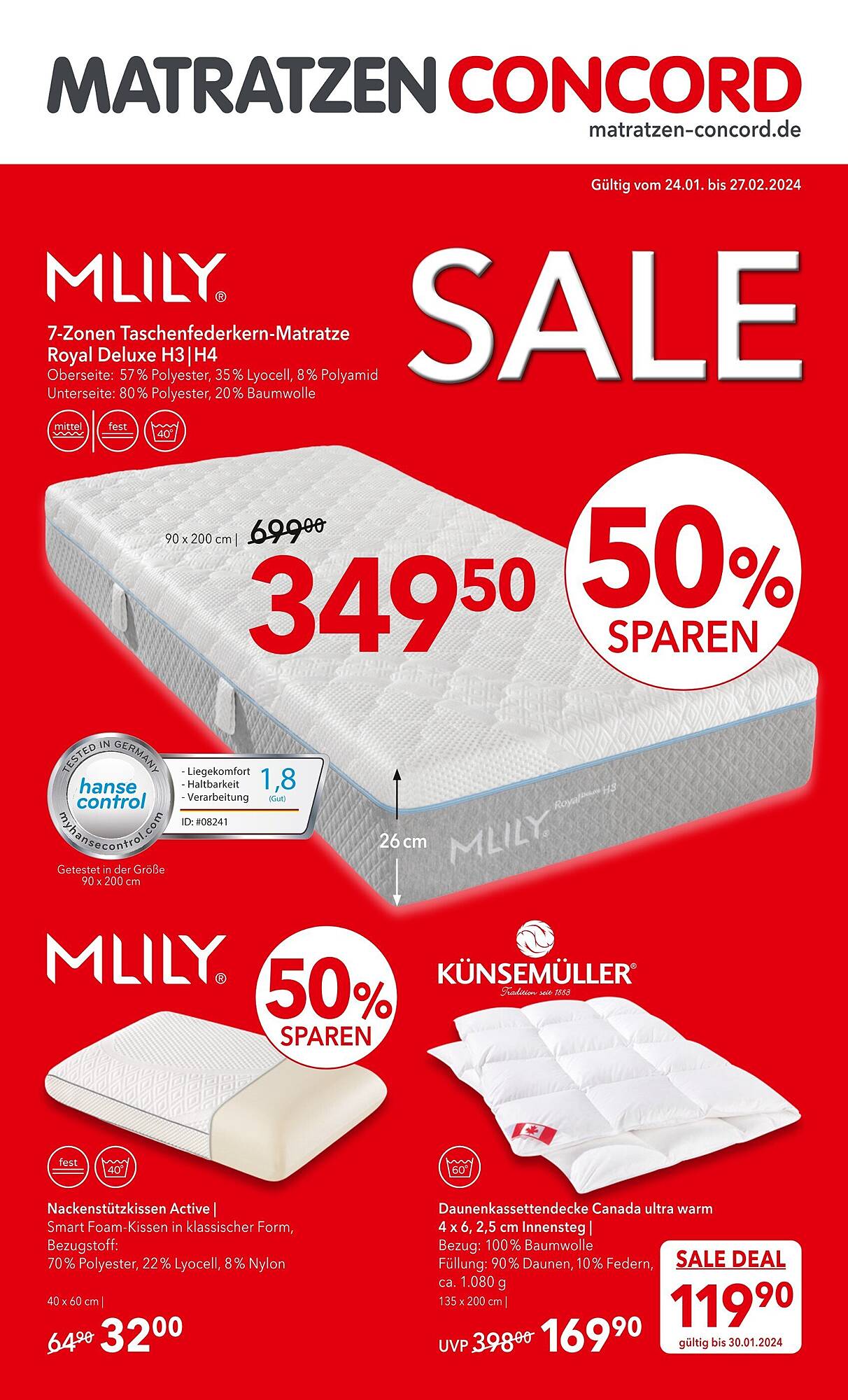 Matratzen Concord Prospekt – Seite 1