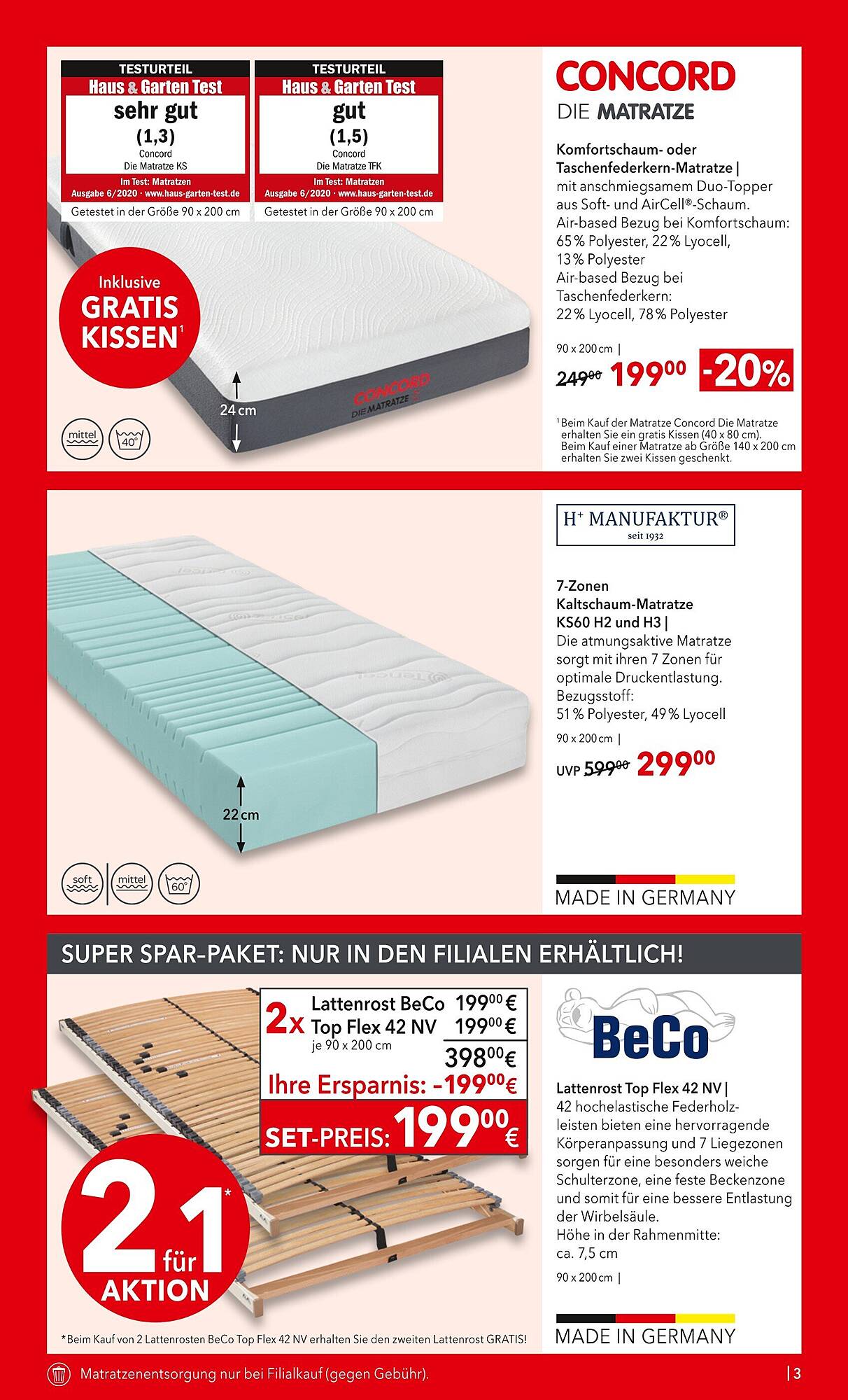 Matratzen Concord Prospekt – Seite 3