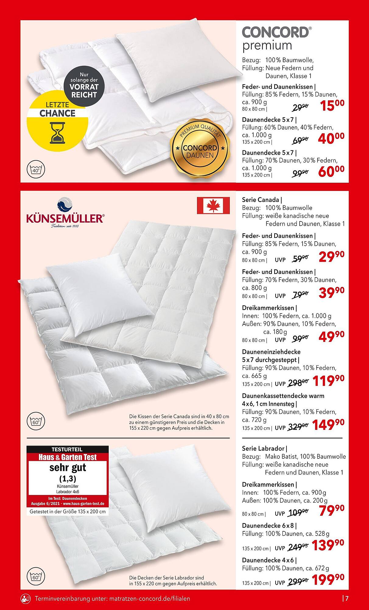 Matratzen Concord Prospekt – Seite 7