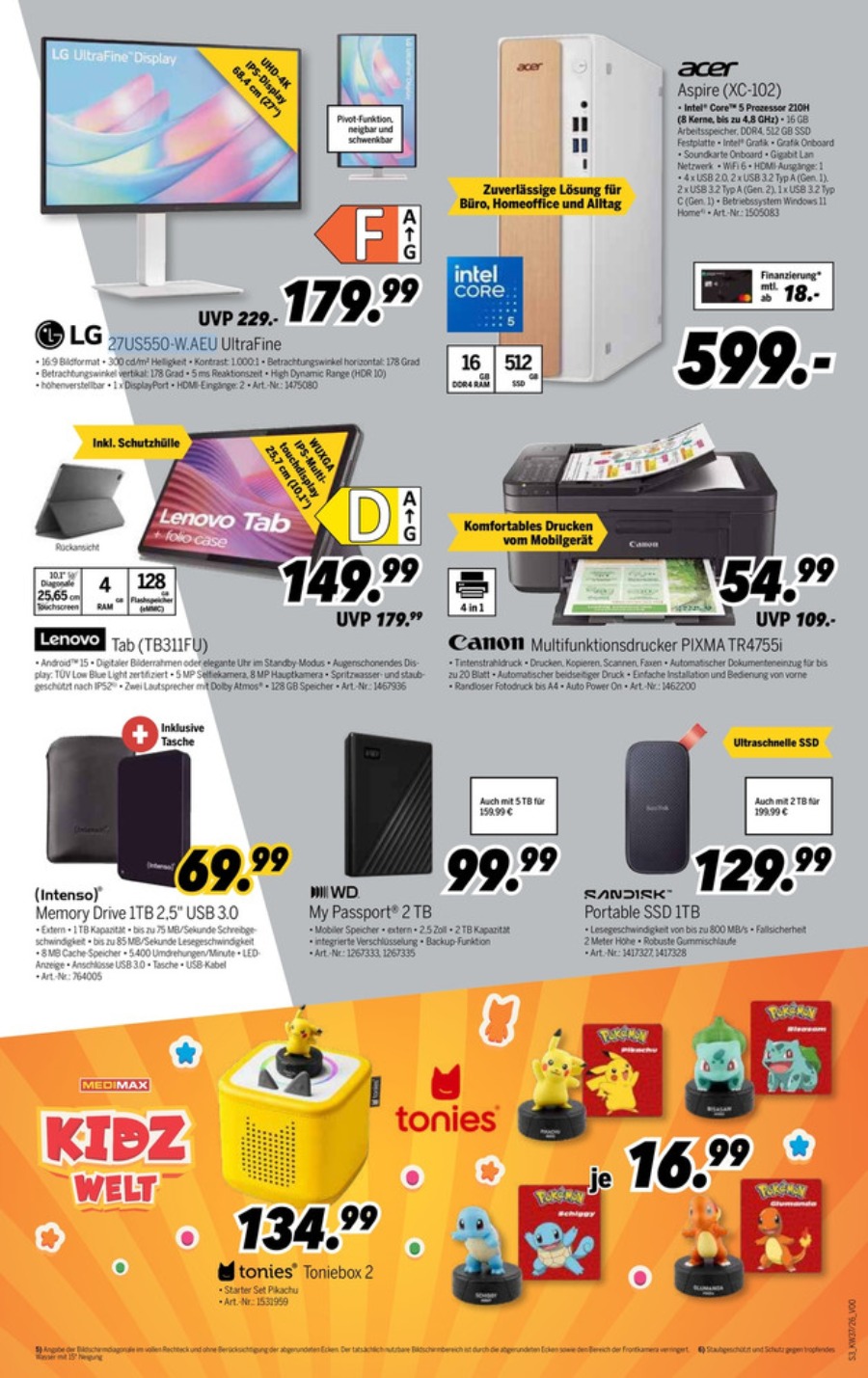 MEDIMAX Prospekt – Seite 3