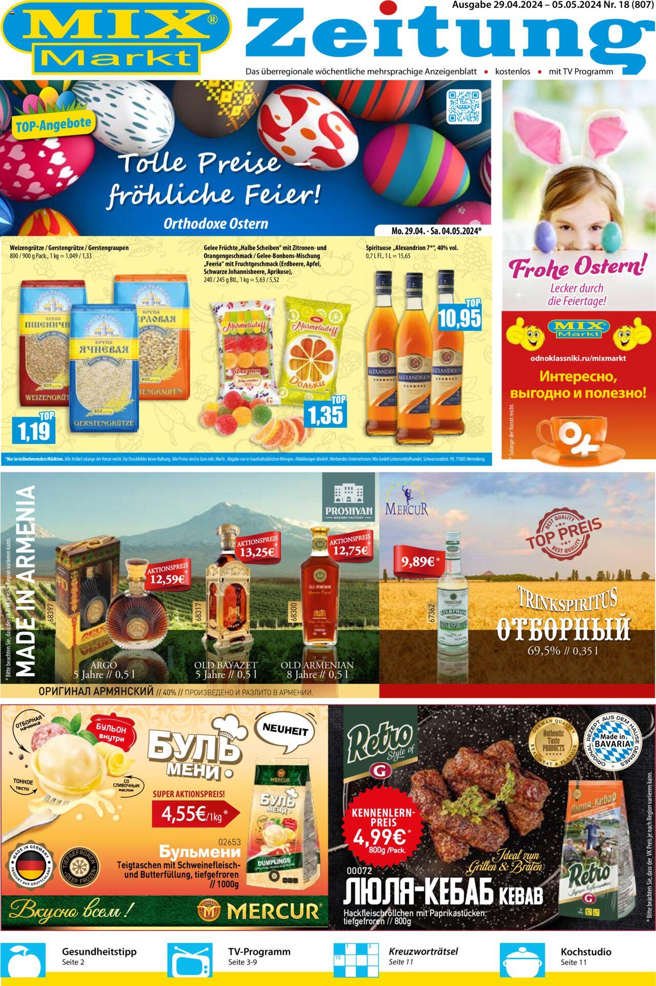 Mix Markt Prospekt – Vorschaubild