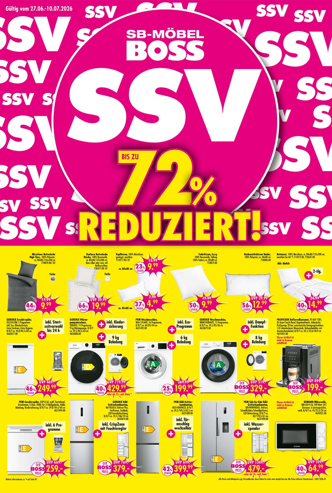 Möbel Boss Prospekt – Vorschaubild