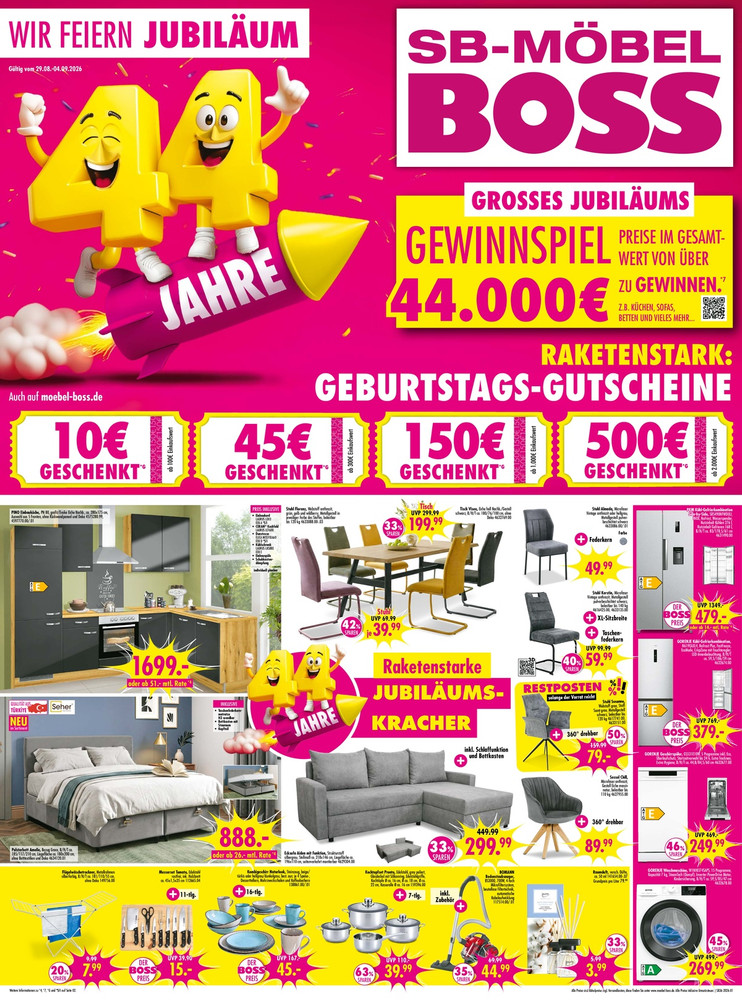 Möbel Boss Prospekt – Vorschaubild