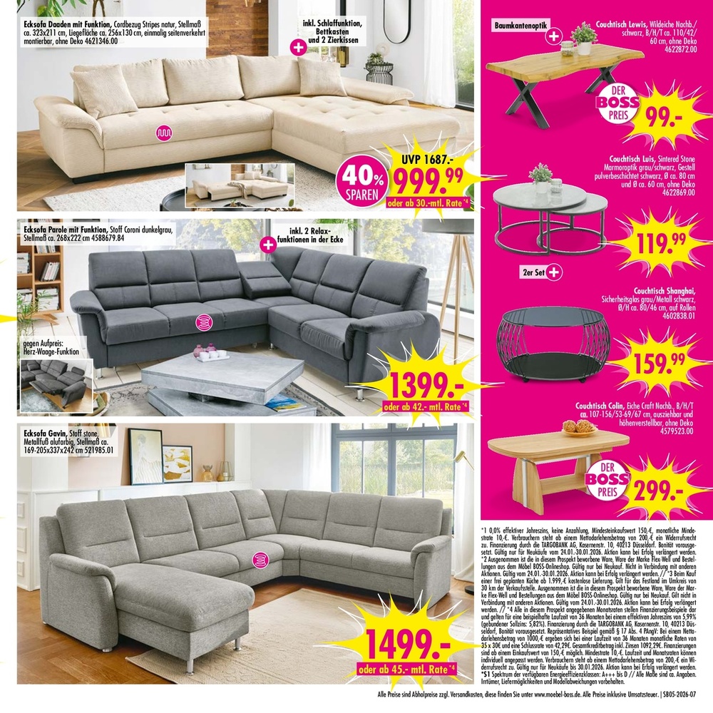 SB-Möbel Boss Prospekt – Seite 7