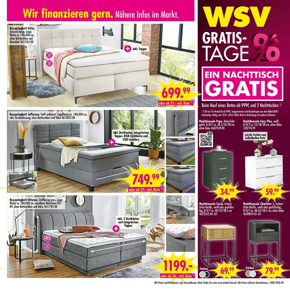 SB-Möbel Boss Prospekt – Seite 9