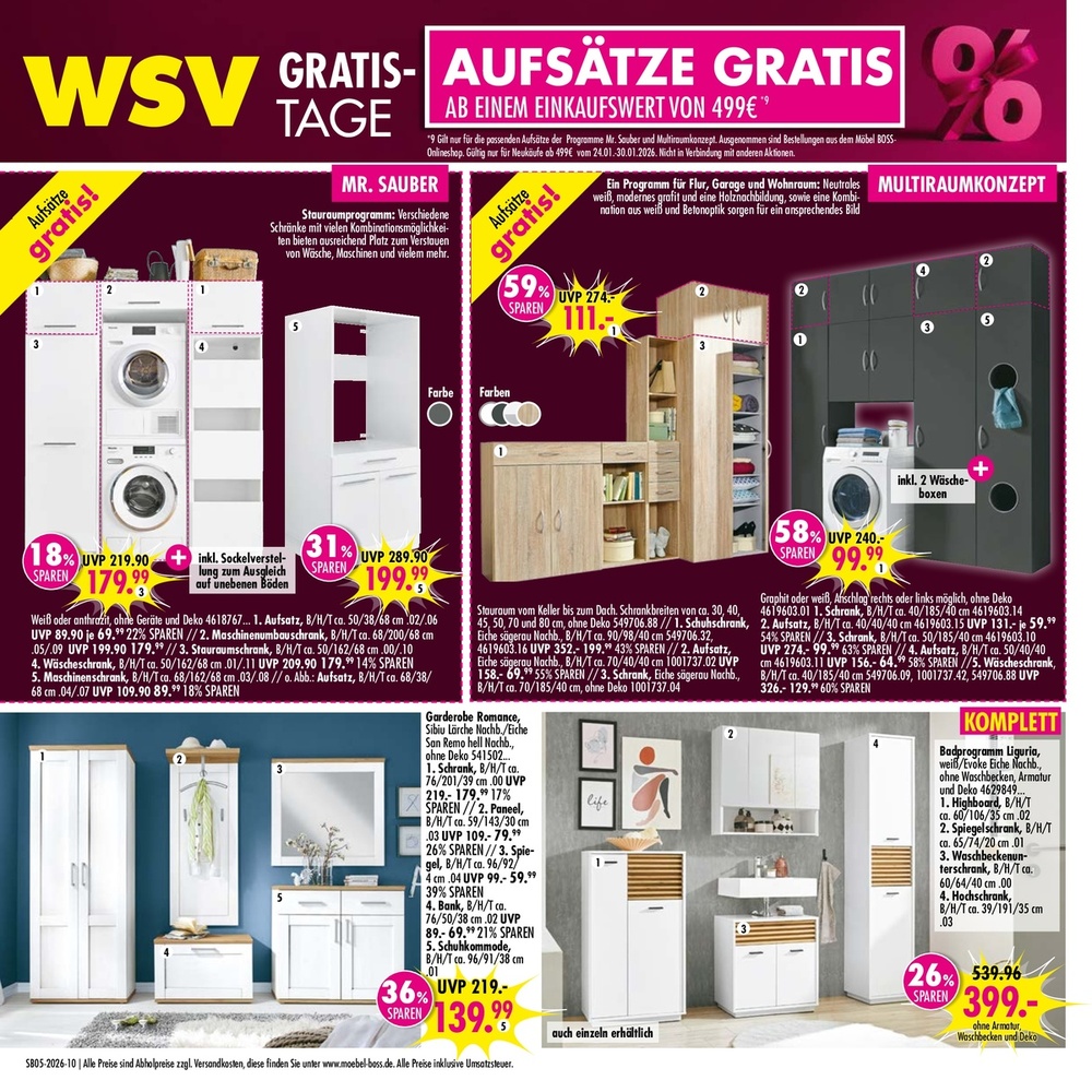 SB-Möbel Boss Prospekt – Seite 10