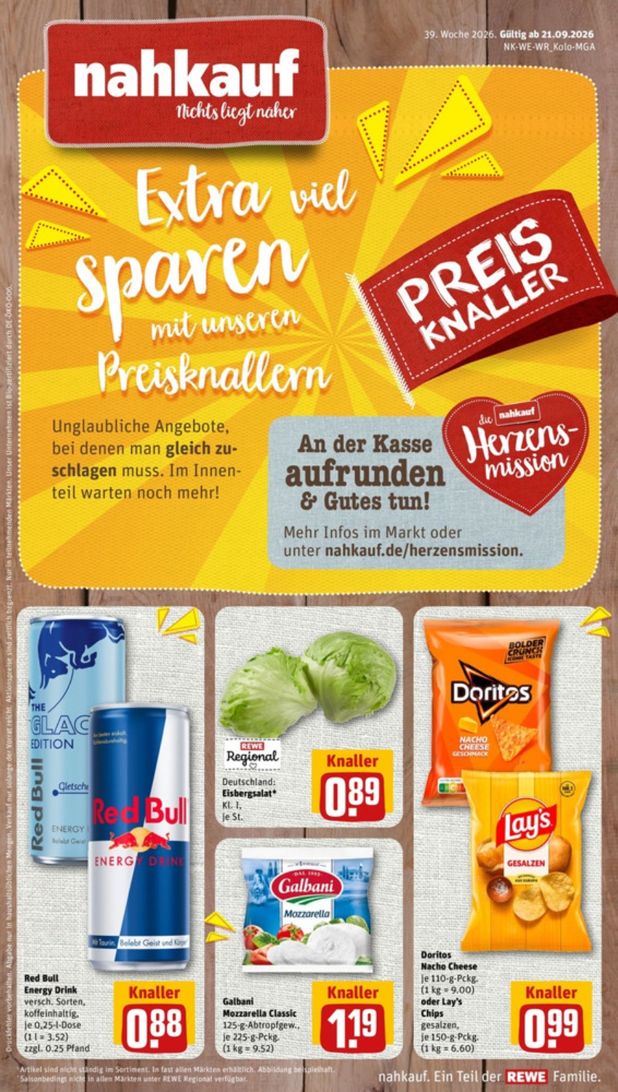 nahkauf Prospekt – Seite 1