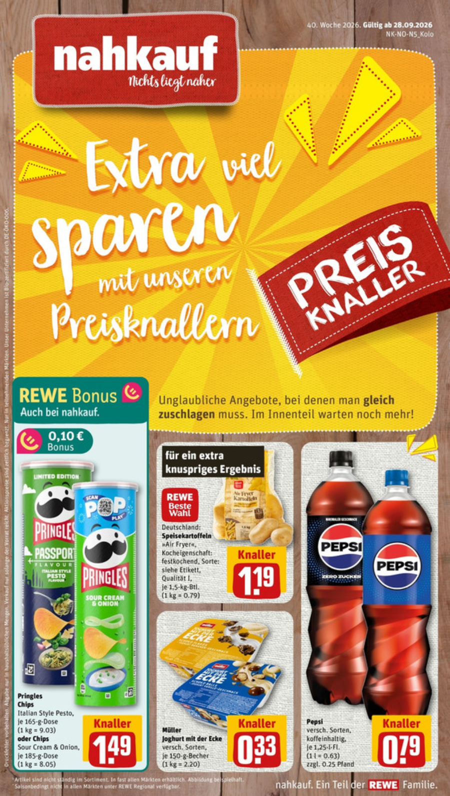 nahkauf Prospekt – Seite 1