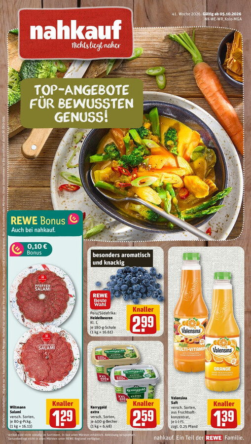nahkauf Prospekt – Seite 1