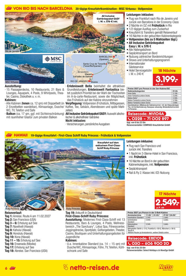 Netto Reisen Prospekt ab 01.10.2026 – Seite 6