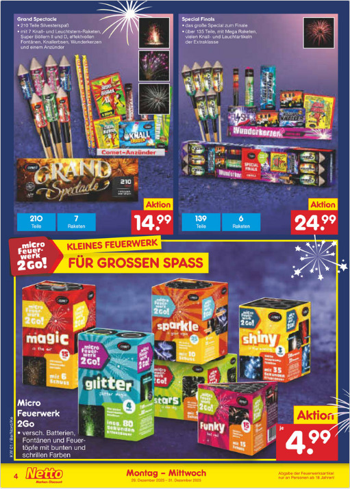 Netto Marken-Discount Silvester Prospekt – Seite 4