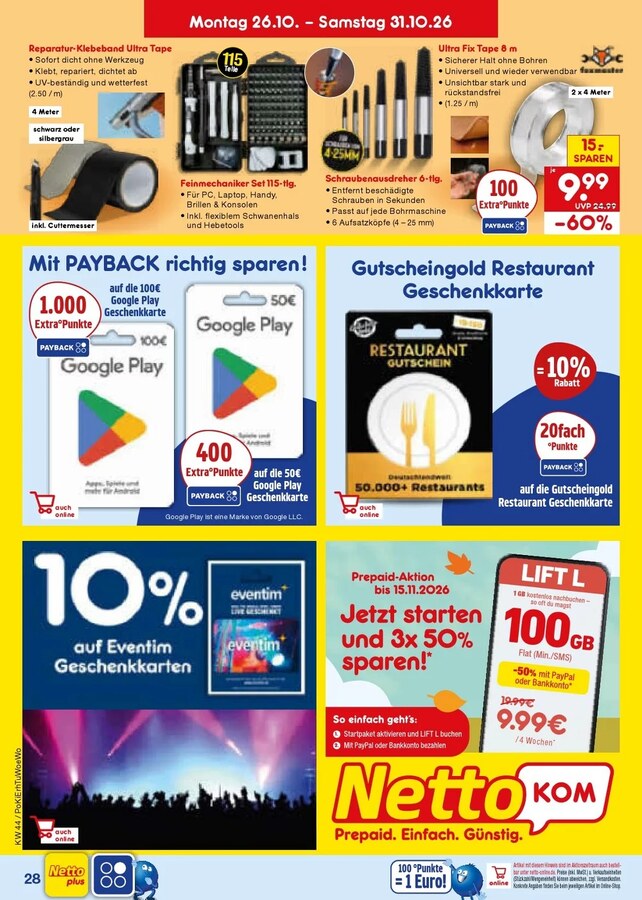 Netto Prospekt ab 26.10.2026 – Seite 38