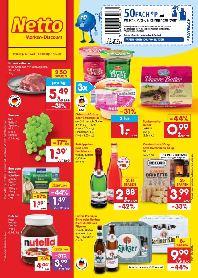 Netto Prospekt ab 12.10.2026 – Seite 1