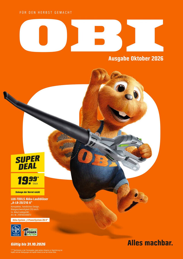 OBI Prospekt – Seite 1