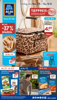 Aldi Süd Prospekt Cover ab 07.09.2026