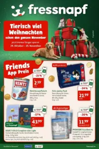 Fressnapf Prospekt Cover ab 29.10.2026