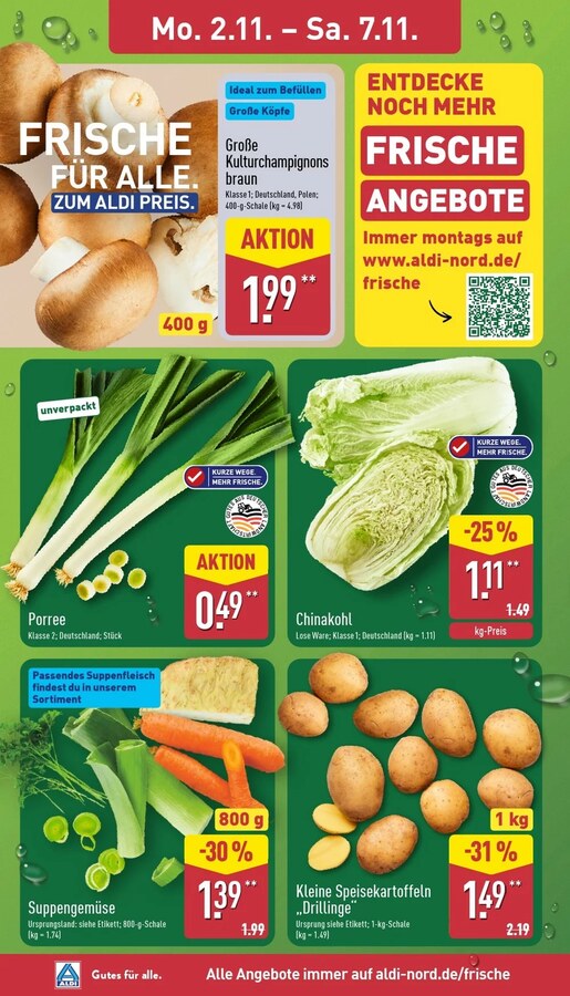 Aldi Nord Prospekt ab 02.11.2026 – Seite 2