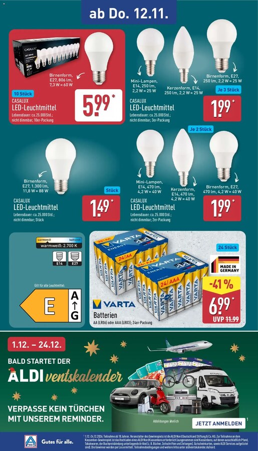 Aldi Nord Prospekt ab 09.11.2026 – Seite 15