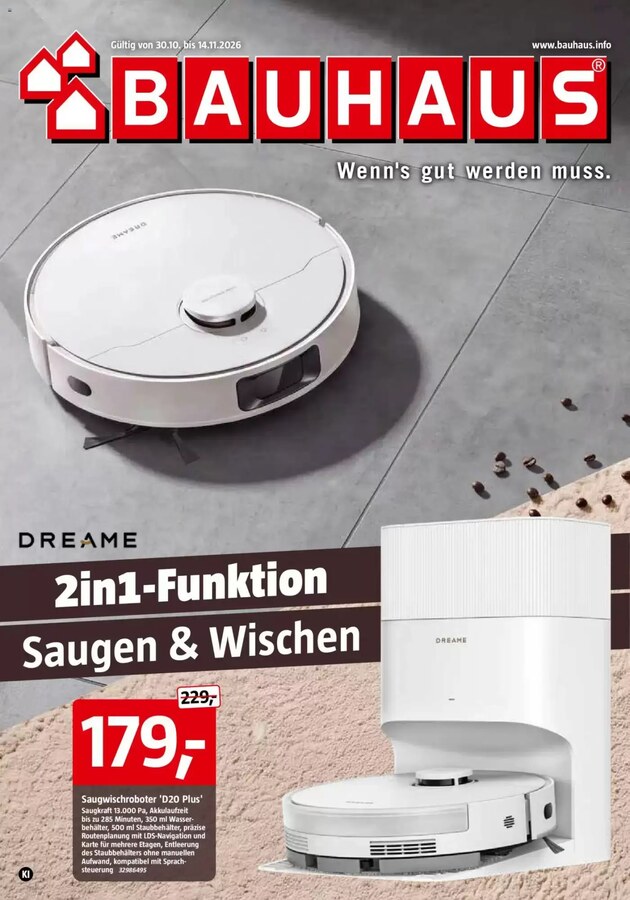 BAUHAUS Prospekt ab 30.10.2026 – Seite 1