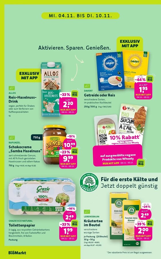BioMarkt Prospekt ab 04.11.2026 – Seite 4