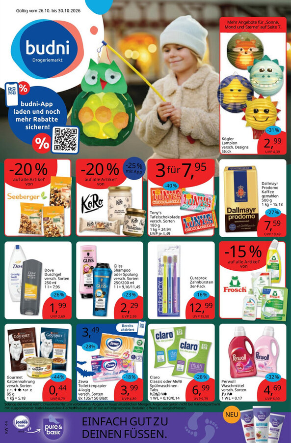 BUDNI Prospekt ab 26.10.2026 – Seite 1