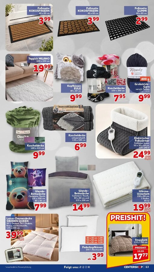 CENTERSHOP Prospekt ab 26.10.2026 – Seite 13