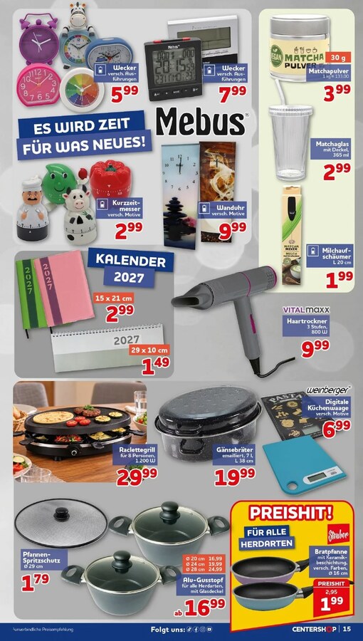 CENTERSHOP Prospekt ab 26.10.2026 – Seite 15