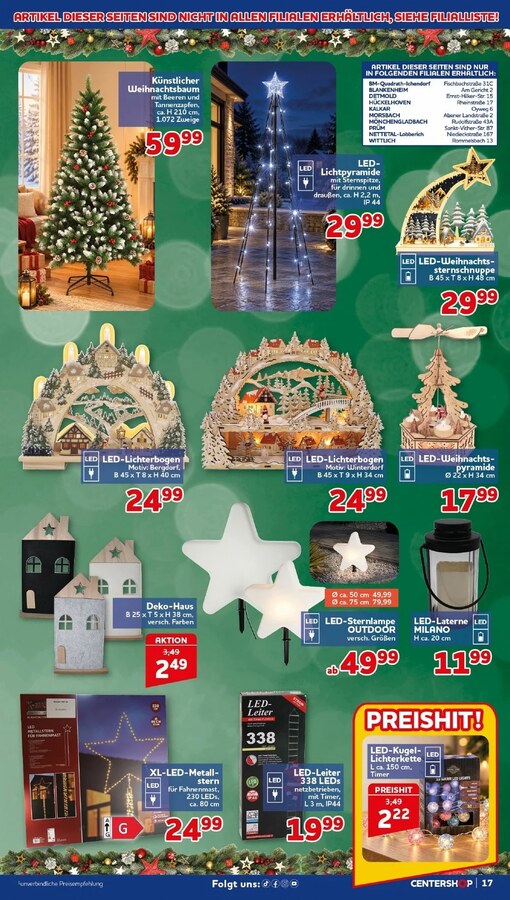 CENTERSHOP Prospekt ab 26.10.2026 – Seite 17